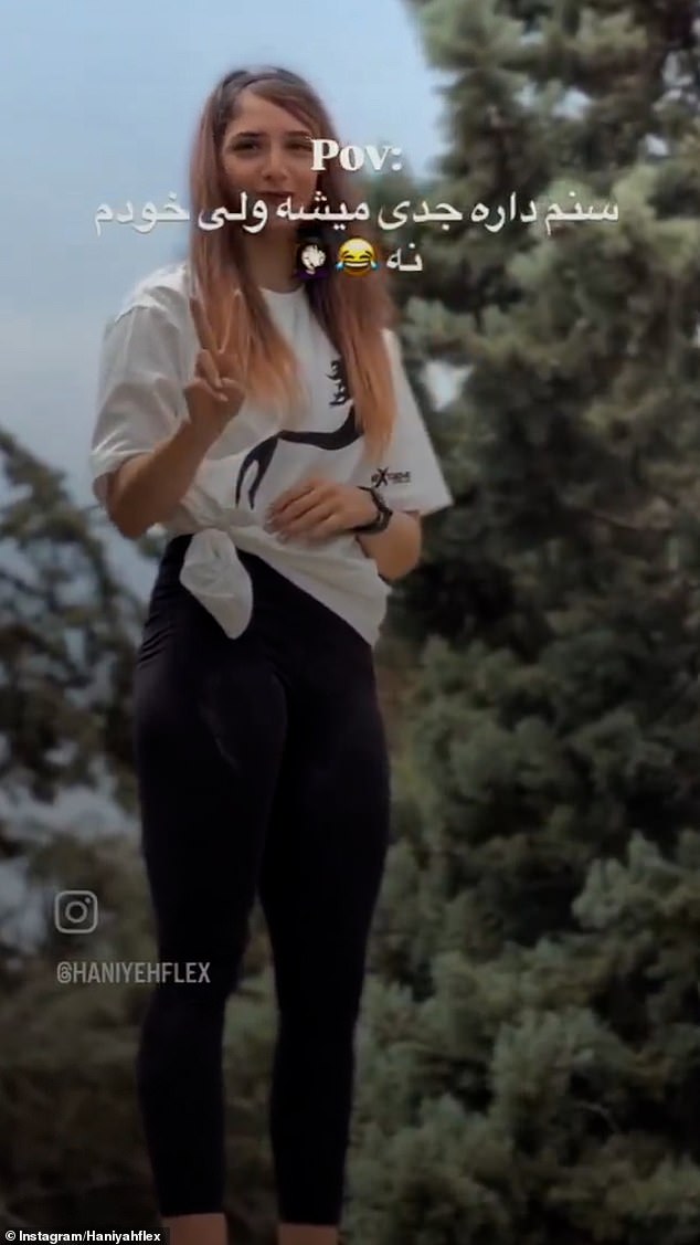 A source close to her family reported that the arrest was justified as 'failing to observe public dress codes during a public performance'