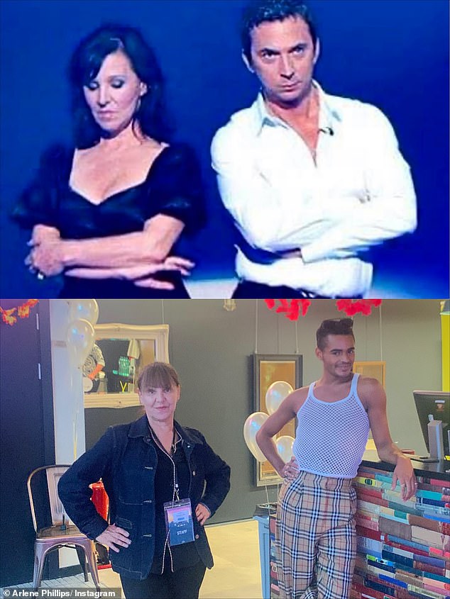 She added two additional snaps she'd unearthed of her with fellow former Strictly judge Bruno Tonioli and 2023 finalist, Layton Williams, both showing her looking distinctly disgruntled