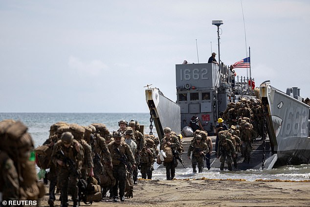 These US Marines training in Puerto Rico are part of the massive military build up in the Caribbean