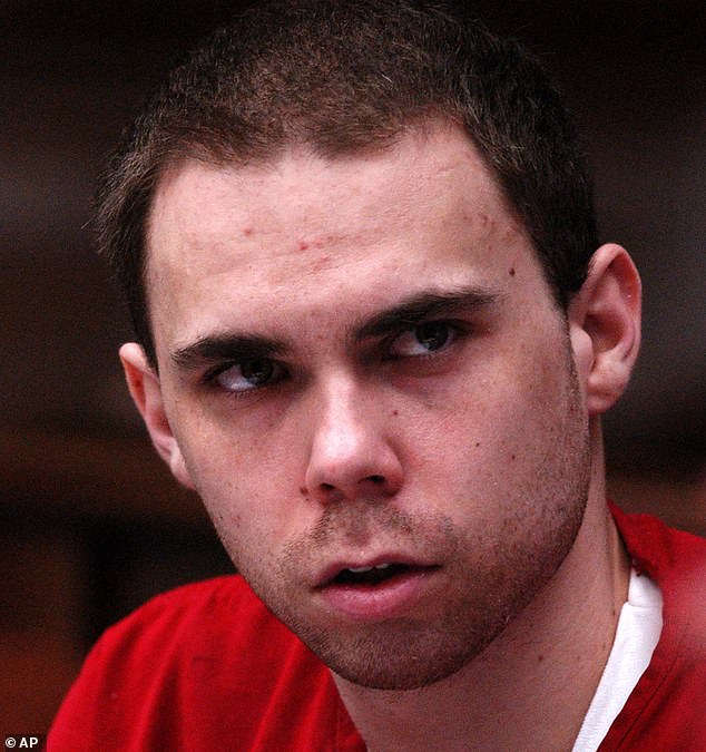 Bryant was 23-years-old when he shot four men, three fatally, in an eight-day crime spree in 2004, which included writing 'victim number four in two weeks, catch me if you can' in his final victim's blood