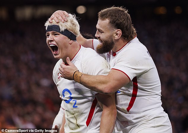 Henry Pollock came off the bench to score against Australia at Twickenham at the start of the month