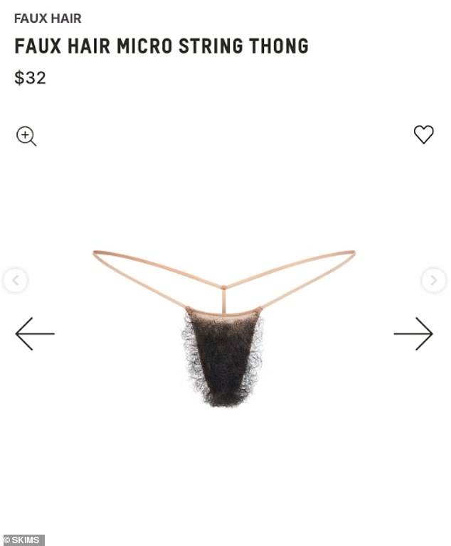 Skims - which makes up a reported 7 percent of Kardashian's wealth - is the official underwear partner of the WNBA, the NBA and USA Basketball as well as making headlines for its $48 'Seamless Sculpt Face Wrap' and $32 'Faux Hair Micro String Thong'