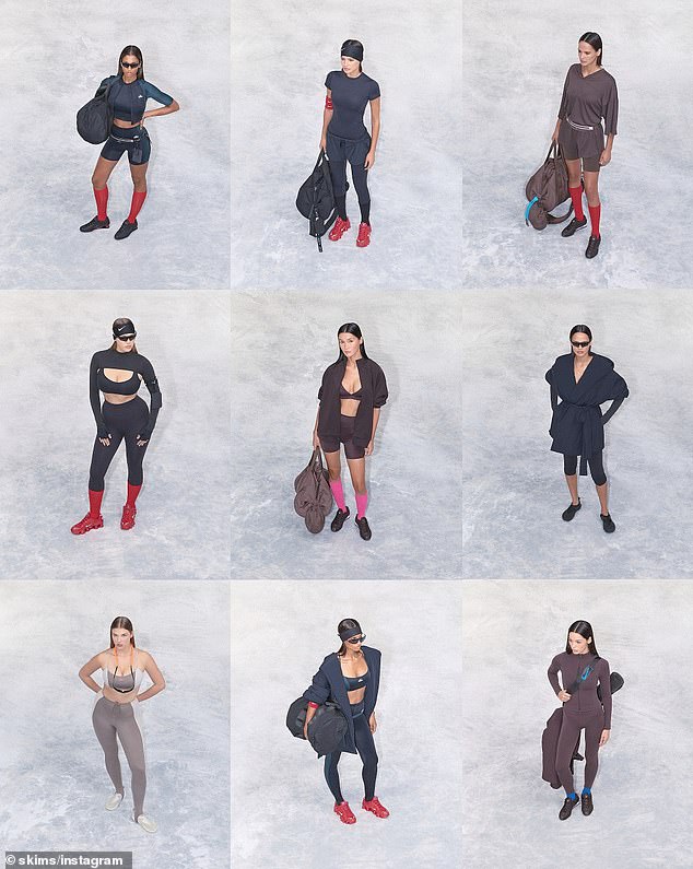 She added: 'We can't wait to take Skims to the next level as we continue to innovate and set the standard for our industry' (pictured Monday)