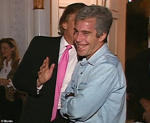 Trump was known to have associated with Epstein in the early 2000s. The president expelled Epstein from his club around October 2007 'for being a creep to his female employees, including Giuffre ,' Leavitt said.