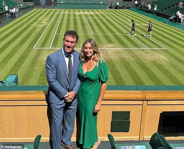 The tennis legend and girlfriend Charlotte Hodson (pictured together at Wimbledon this year) debuted their relationship at the tournament
