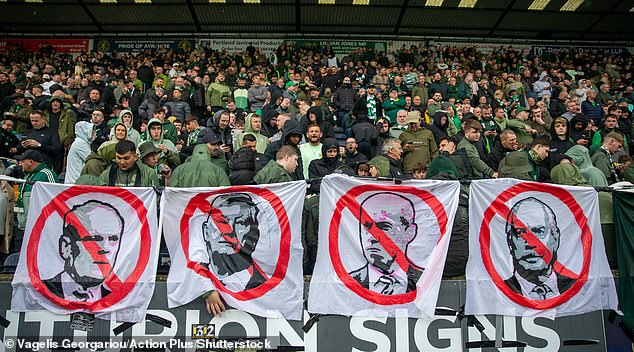 Celtic fans have been vocal in their unhappiness at how the club have stalled this season