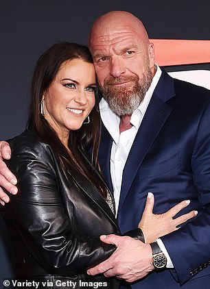 Stephanie (left) was tasked with managing Heyman when he first joined WWE