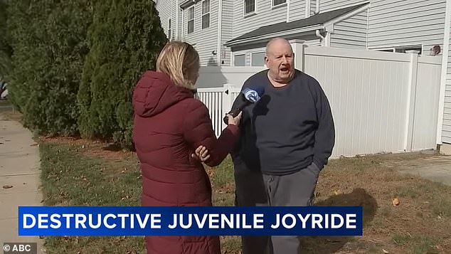 The crash was captured on surveillance film by Don Prevary, who told WPVI the crash sounded like a gunshot