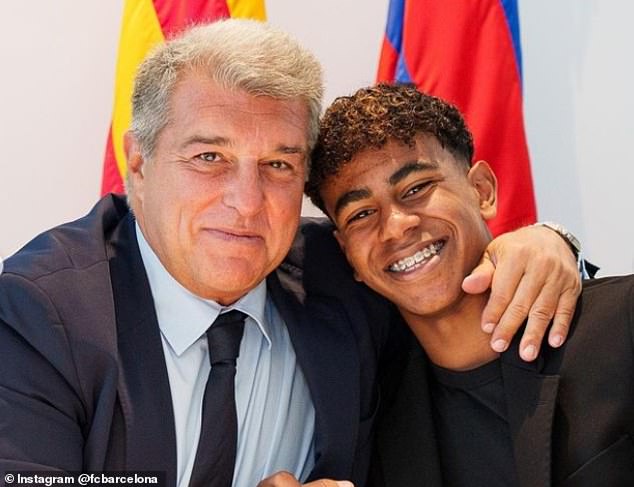 Barcelona president Joan Laporta claimed the club informed Spain immediately after discovering Yamal's recovery period from the procedure