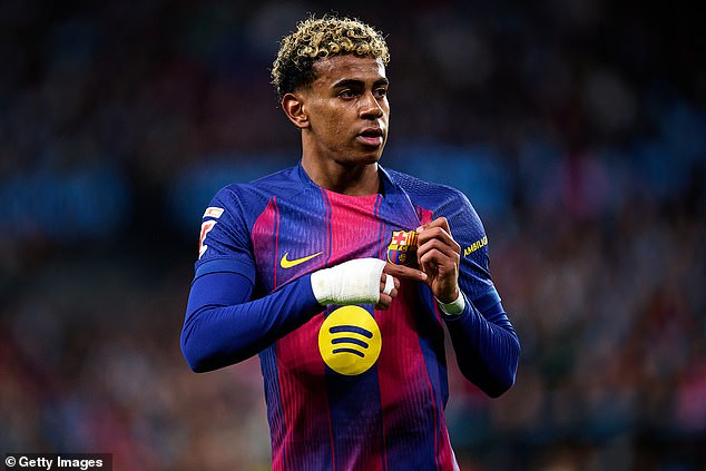 Yamal is reportedly suffering from the condition Pubalgia, often referred to as a sport's hernia