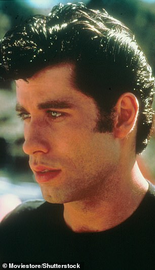 Travolta is pictured (right) playing Danny Zuko in his classic 1978 movie musical Grease also starring Olivia Newton-John
