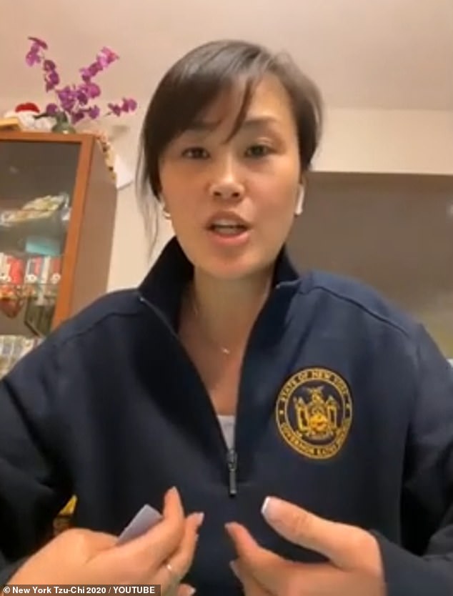 She previously served as the DEI boss for the state of New York. She is pictured in a video in which she allegedly demanded 'equity' in US government