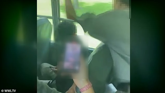 Footage of the incident captured the girl striking out at a male student on the school bus, allegedly after enduring an entire day of harassment