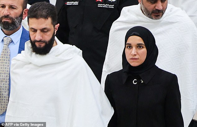 The 43-year-old has described his wife, Latifa al-Droubi, 41, pictured together, as a key support for him over the last decade