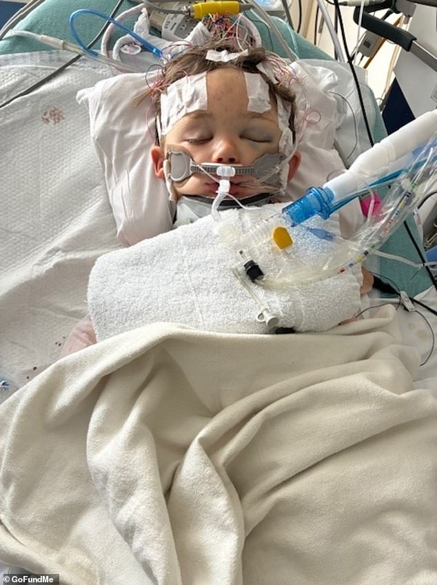Ronan spent seven days in hospital before his parents took him off of life support