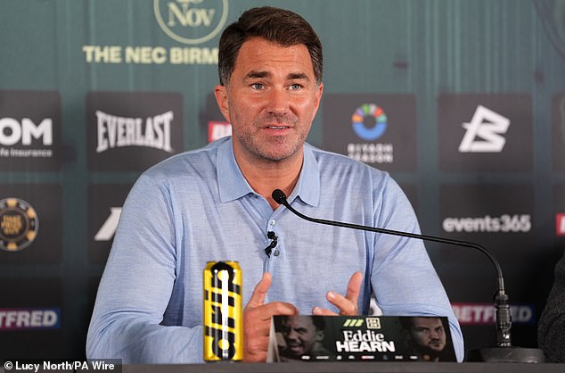 Joshua's promoter Eddie Hearn insisted that no deal between the pair is finalised