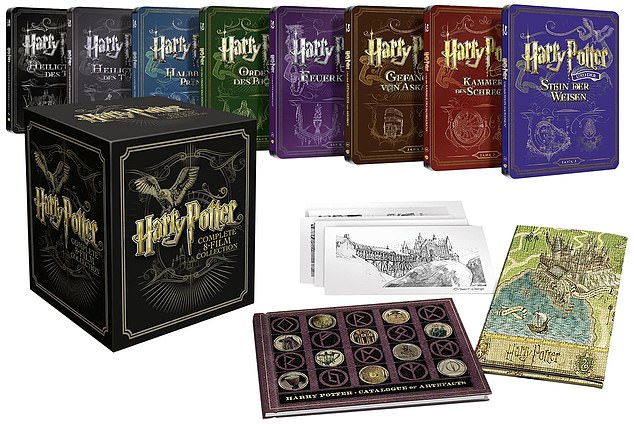 Harry Potter Ultimate Collector's Edition, is valued at £350, ahead of 28 Days Later (2002) and Doctor Who Classic DVD Sets (BBC Limited Editions) which could both sell for up to £300