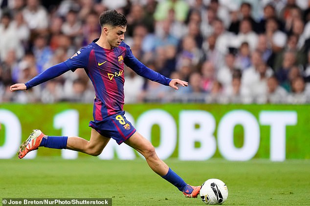 Pedri is just 22 but has already played more than 200 times for Barcelona
