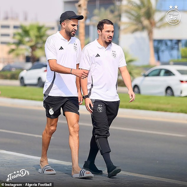 Mahrez has since joined up with his country though after missing their first training session