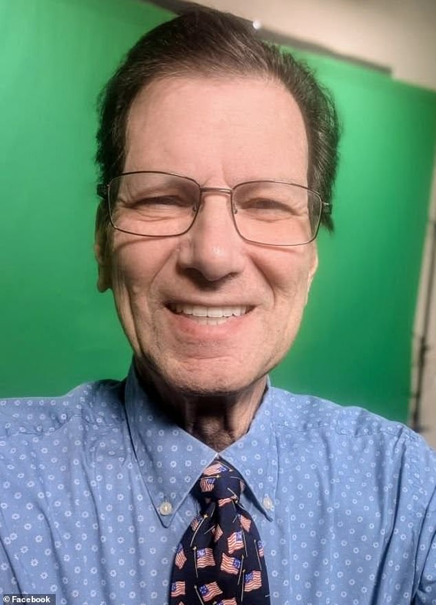 He worked remotely from his garage studio (pictured) after moving to California