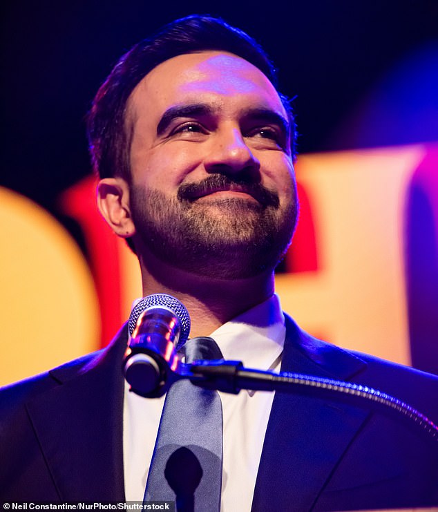Lower voter turnout in Seattle represented a stark difference with New York City's mayoral election, which Zohran Mamdani (pictured) handily won after 2 million votes were cast