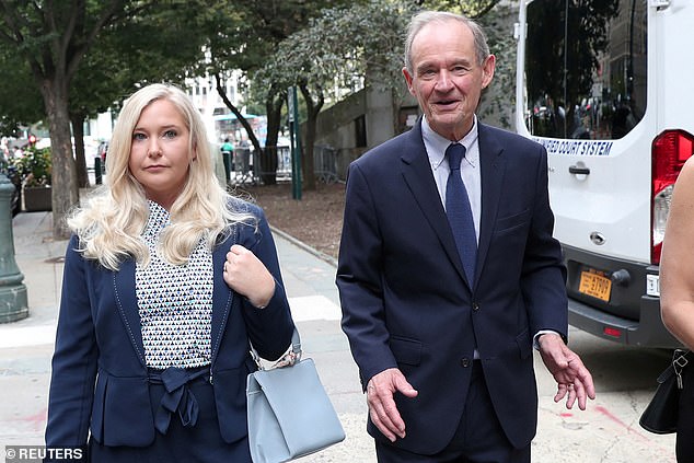 In 2014, I was falsely accused of sexual abuse by one of Epstein's victims, Virginia Giuffre (pictured with her lawyer David Boies)
