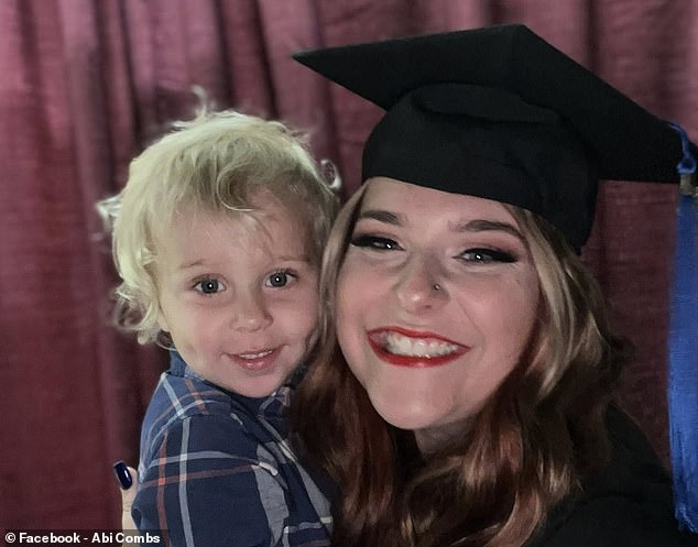 Abi Combs, right, said she will never be the same without Carson, left