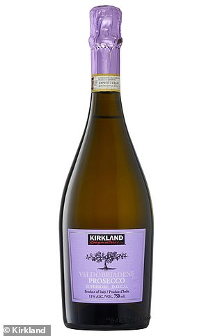 Kirkland Signature Prosecco Valdobbiadene were recalled after it was discovered its bottles could spontaneously shatter