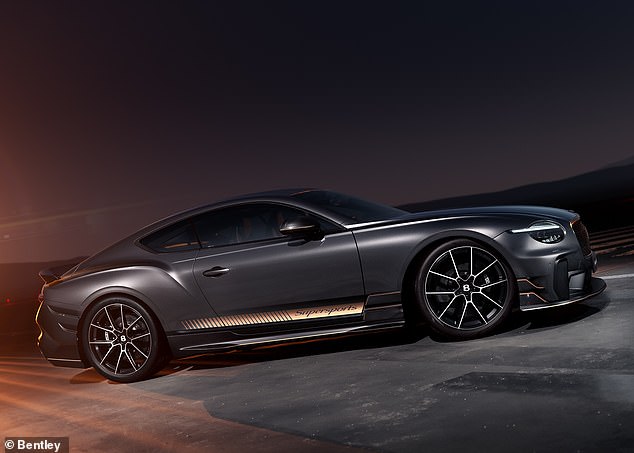 Bosses said it marked 'a return to Bentley making more extreme cars' providing 'scintillating' performance adding: 'The changes yield the highest power density of any Bentley engine'