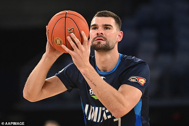 The NBL has the only openly gay male professional basketballer in the world in Adelaide star Isaac Humphries (pictured)
