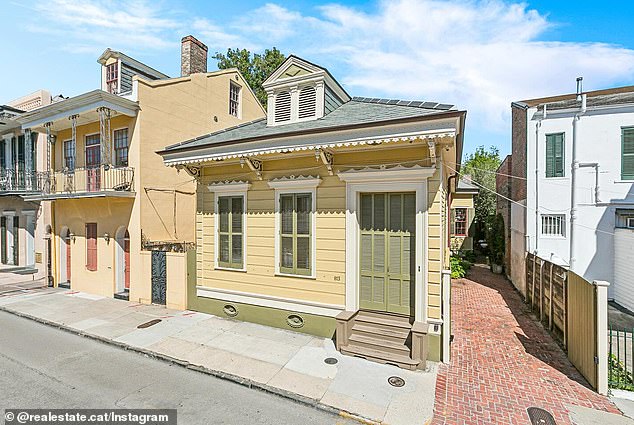 She also listed the New Orleans home she bought with her spouse in 2021, but reportedly decided against selling it just days after putting it on the market