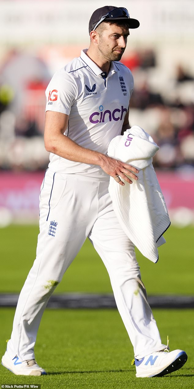 The tourists are monitoring the fitness of quick Mark Wood, who was sent for scans on his hamstring following day one of play against the English Lions at Lilac Hill