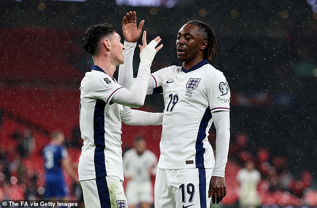 Foden laid the ball into Eze's path as the Man City star made his own contribution off the bench