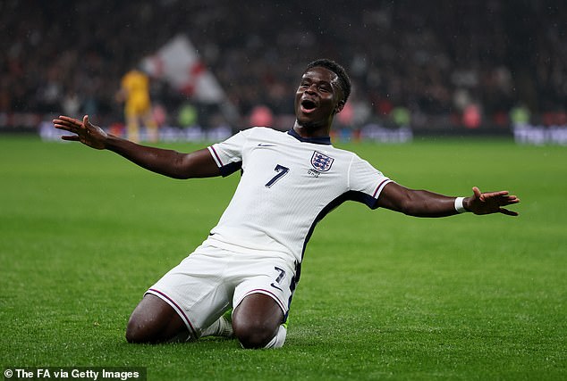 Saka clinically volleyed England ahead to stir some passion in a lifeless crowd at Wembley