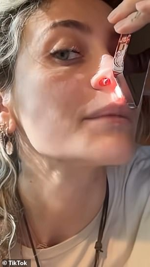 'I have a really loud whistle because you can hear it when I breathe through my nose and that is because I have what is called a perforated septum,' she shared