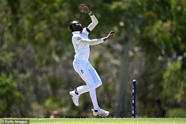 Archer, seen here in England's warm-up match with the Lions on Thursday, is the jewel of an England attack blessed with pace