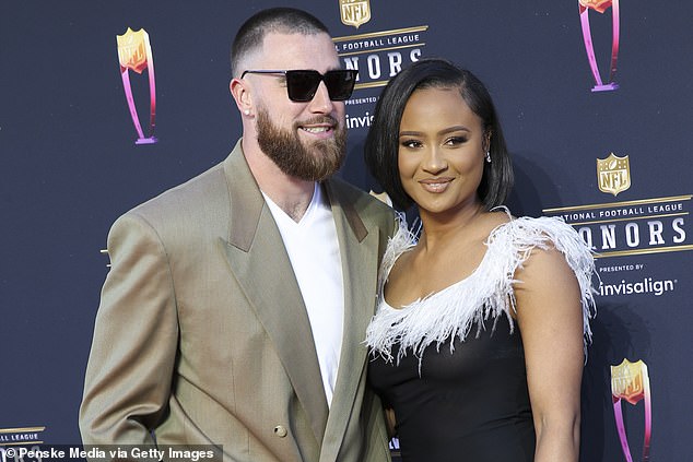Nicole dated Chiefs star Kelce on and off between 2017 and 2022, before they split for good