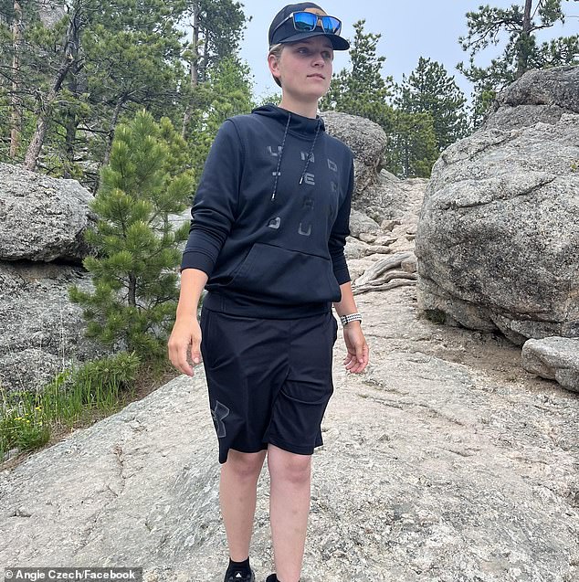 Angie Czech paid tribute to her daughter by sharing this photo of her on social media