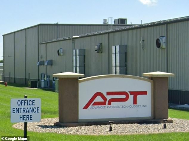 Amber Czech, 20, was found dead at her work station at Advanced Process Technologies in Hutchinson, Minnesota around 6am Tuesday morning