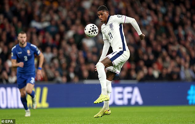 Marcus Rashford’s excellent form for Barcelona in Spain is being mirrored for England now