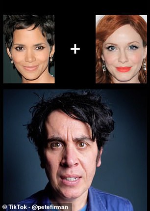 The illusion was shared by magician Pete Firman, who described it as 'SO weird'