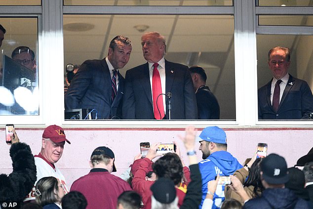 The announcement comes a day after Trump met with Hegseth and Chairman of the Joint Chiefs of Staff Dan 'Raizin' Caine to brief the president on potential options in the region