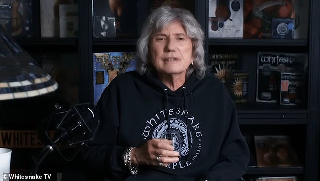 The legendary British rocker who was also lead singer for Deep Purple from 1973 to 1976 shared the news with his fans in a video posted to YouTube on Thursday