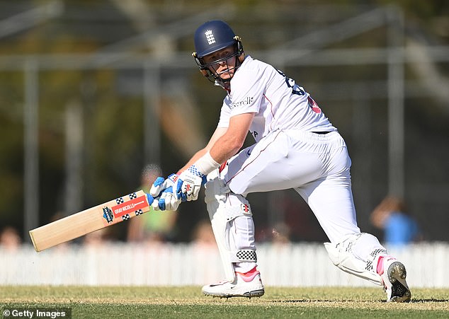 There was better news elsewhere as Ollie Pope (above) scored a 100 to nail down his place