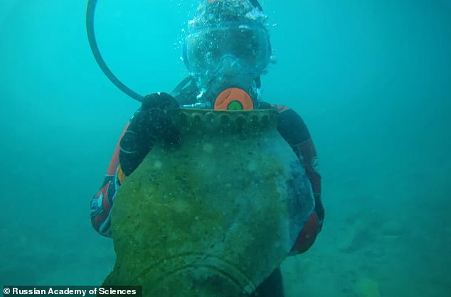 Scientists have reportedly uncovered a 'medieval necropolis' with fired-brick structures and ceramic vessels at the northwest of the lake