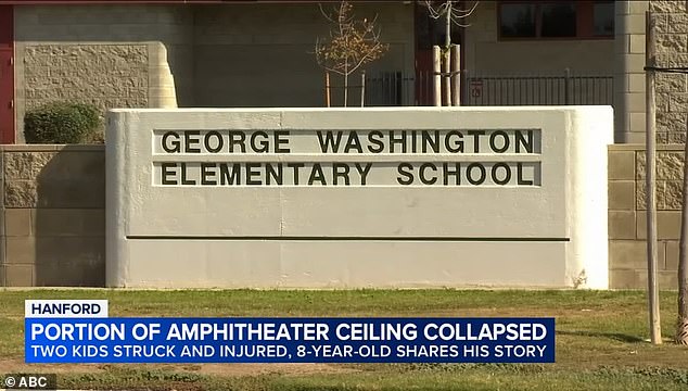 The incident occurred while James was waiting to be picked up from George Washington Elementary School in Hanford, California