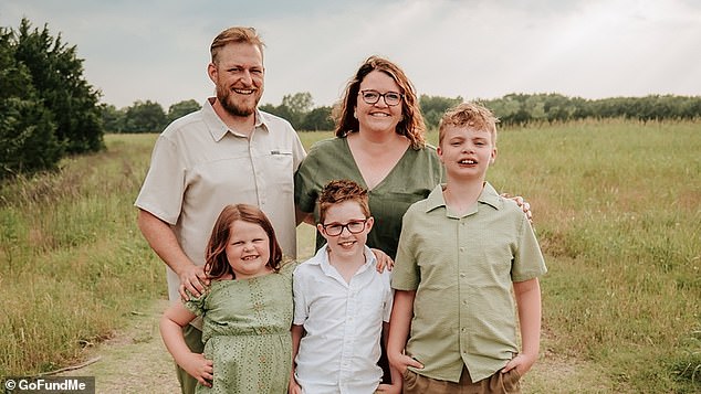 The family expect insurance to help with the rebuild but they are now in temporary housing