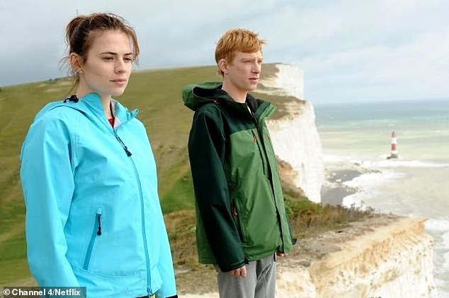 The concept bears a striking resemblance to the Black Mirror episode 'Be Right Back' (pictured), in which a grieving woman recreates a digital copy of her deceased partner