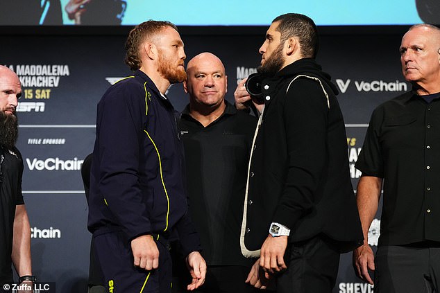 Dana White was forced to intervene to snuff out any chance of the situation escalating