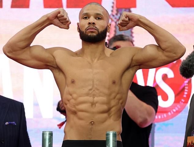 Eubank Jr weighed in surprisingly lighter than his rival ahead of Saturday's fight